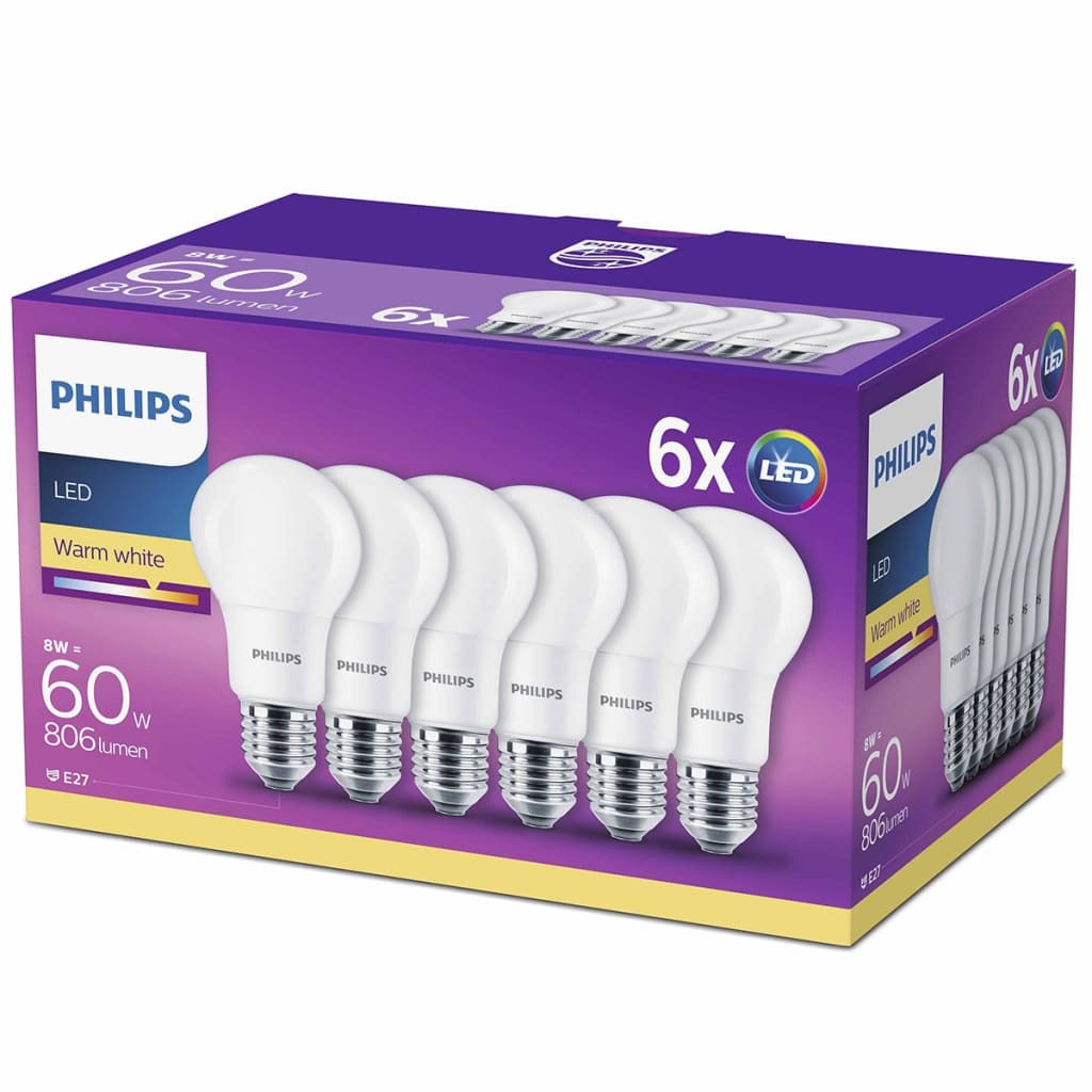 Philips 914598 Ampoule à Economie dEnergie E27 8 W 