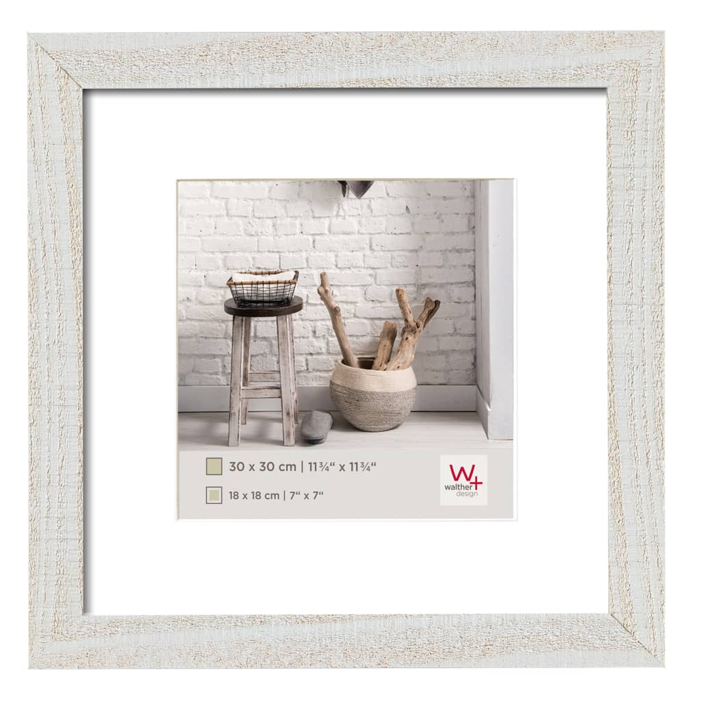 Walther Design  Cadre Photo  Home 30x30 Cm Blanc Polaire 