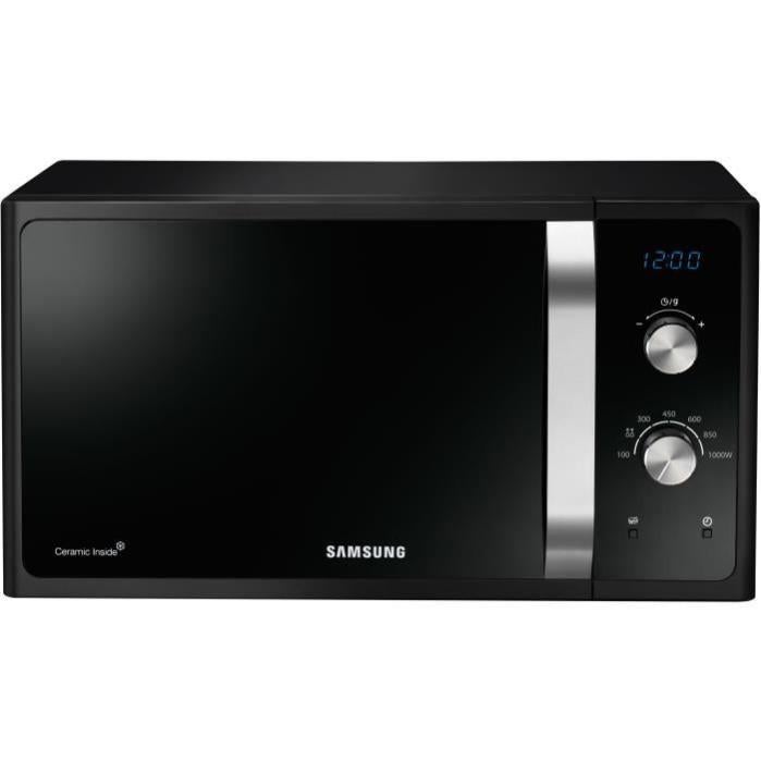 SAMSUNG - Forno a microonde solo 28 lt / Comando elettromeccanico / Cavità  in ceramica smaltata / Funzione di arresto piatto rotante / Steamer / F |  Leroy Merlin