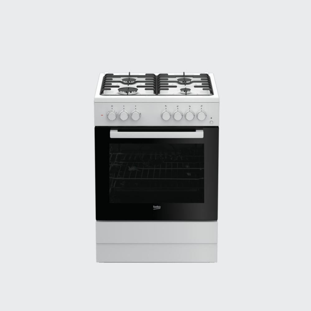 Beko fsst62110dw cucina piano cottura bianco gas a | Leroy Merlin
