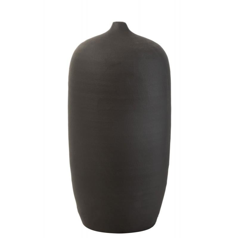Vase haut en ciment noir 28x28x60 cm Leroy Merlin
