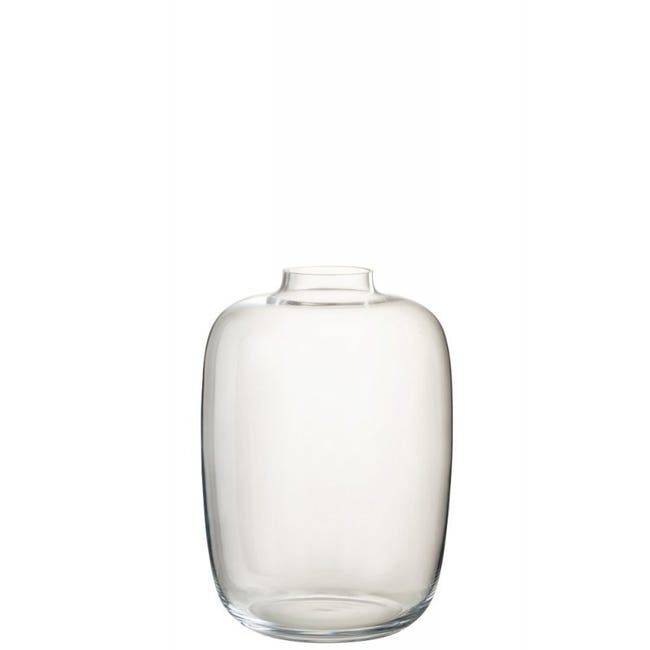 Vase rond en verre transparent | Leroy Merlin