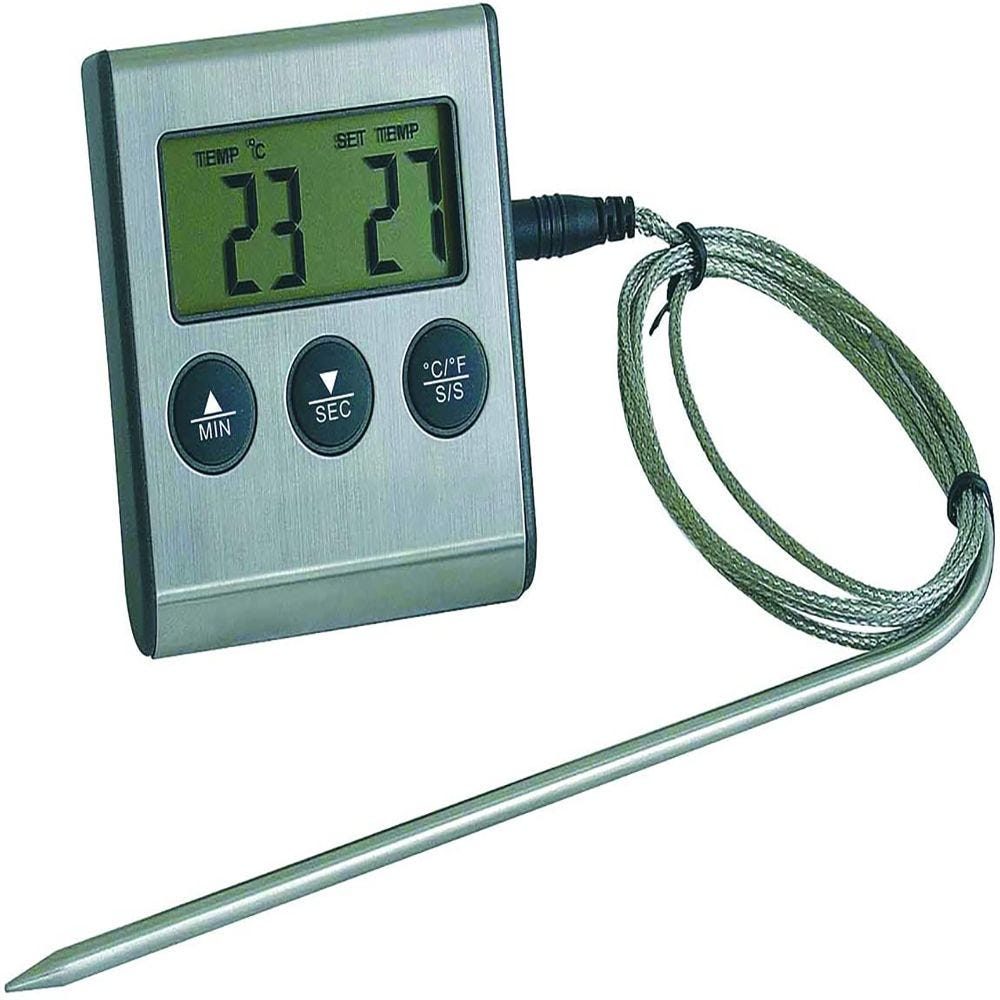 Termometro Da Cottura Mod Miro Digitale Con Sonda Timer Impostazione  Temperatura