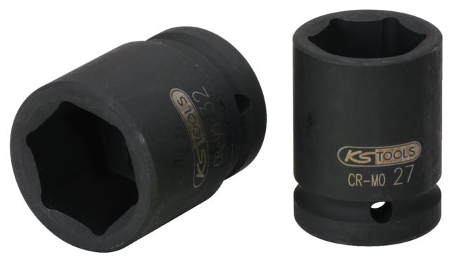 KS Tools - Douille 6 pans pour écrou d'essieu, 1, 90 mm - 460.0230 KS Tools - Douille 6 pans pour écrou d'essieu, 1, 90 mm - 460.0230