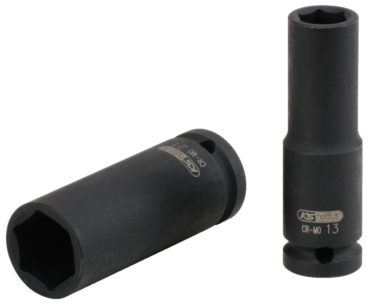 Douille Extra Longue 13 Mm KS TOOLS - Longueur 182 Mm - Pour Mitigeurs Et Robinets 12 Pans
