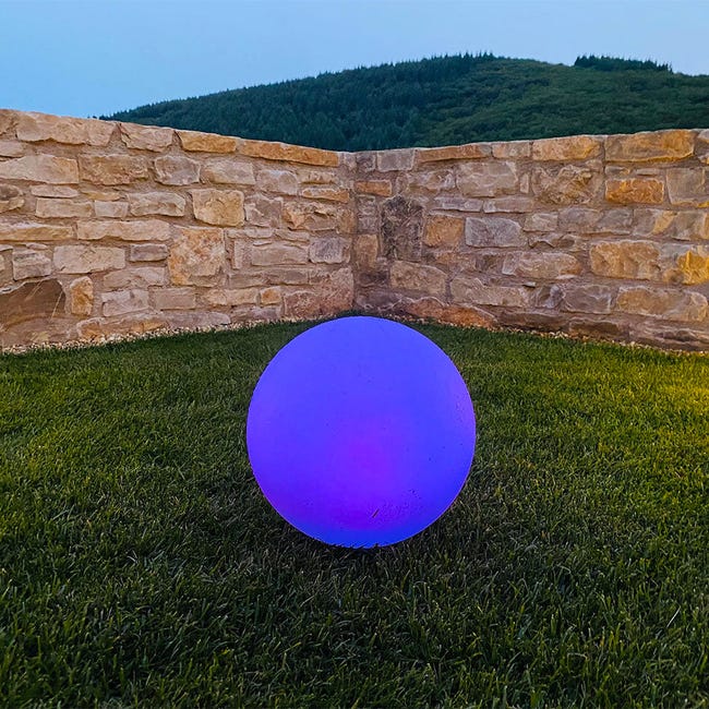 Boule LED 50cm - Sphère Décorative Lumineuse. 16 Couleurs. Ø 50 Cm