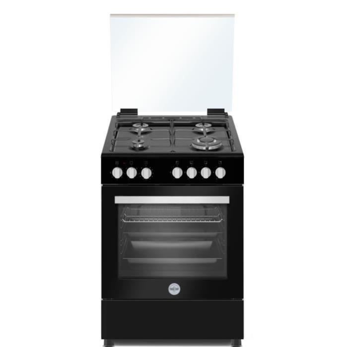 LA GERMANIA SM67TN - Cucina - 4 fuochi gas - Forno elettrico catalitico  multifunzione - 60L - Classe A - 60cm - Nero | Leroy Merlin