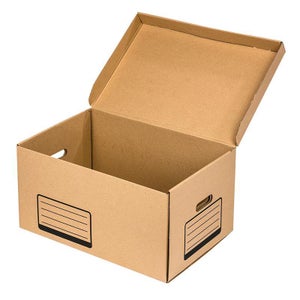 IDEA HOME Lot de 12 cartons de déménagement Movebox - Boîte de rangement en  carton avec couvercle 