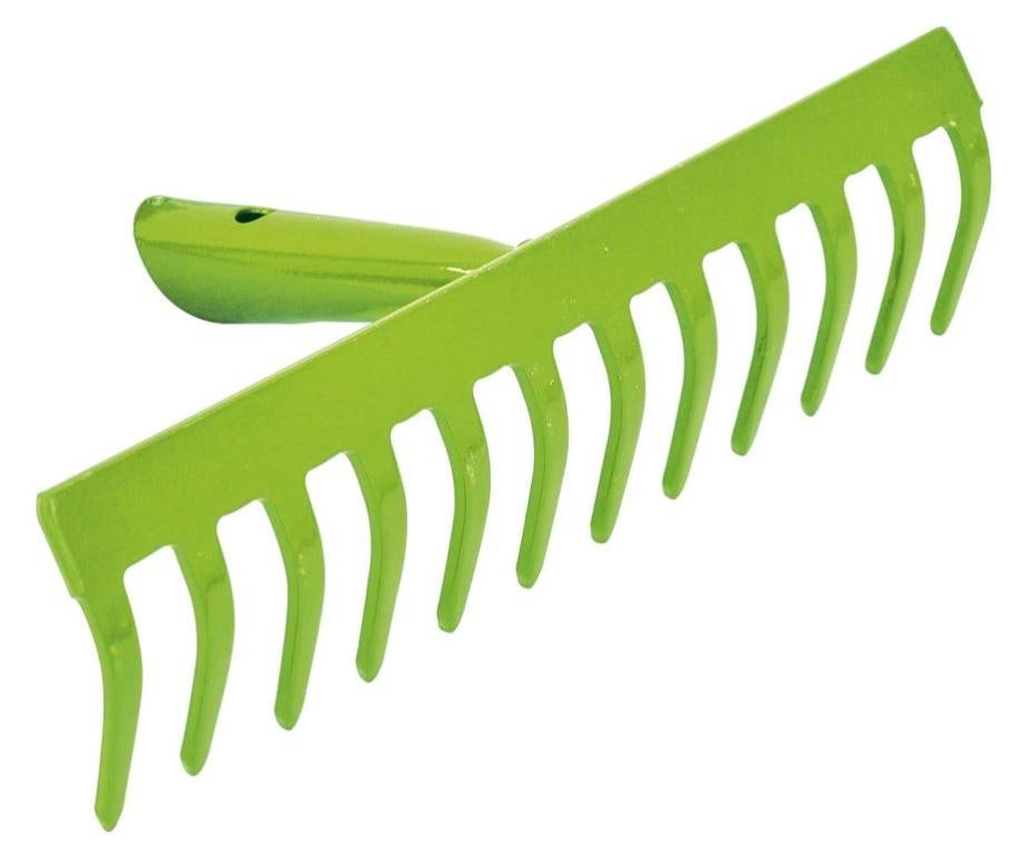 Rastrello Verdemax 3284 Con Manico In Legno FSC | 130 Cm, 12 Denti In Acciaio, Per Giardino E Foglie - 2