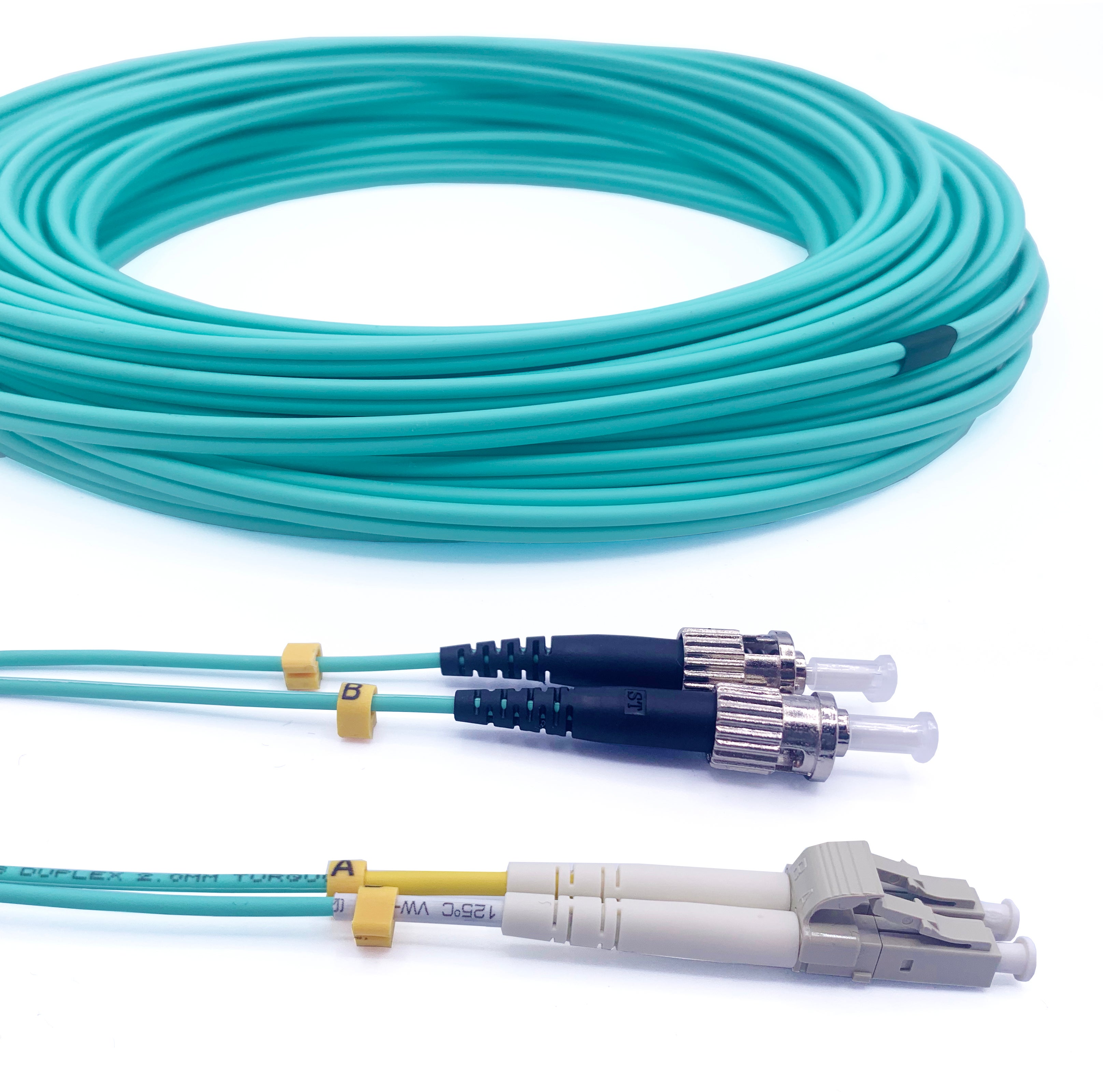 Elfcam Cable A Fibre Optique St Upc A Lc Upc Om Multimode Duplex