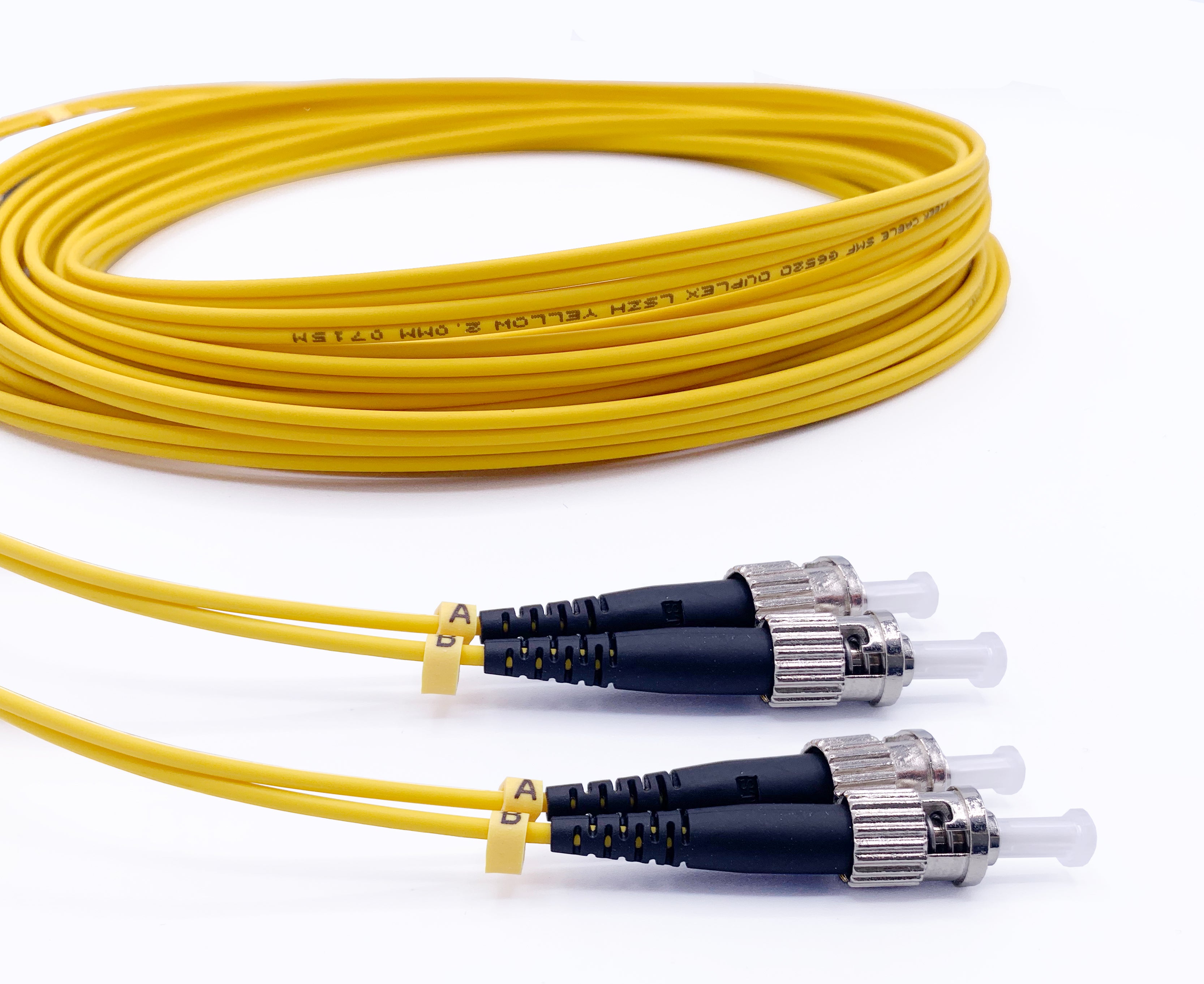 Jarretière Optique LSZH 40M Elfcam® Câble à Fibre Optique LC/UPC à LC/UPC Simplex Monomode 9/125μm 