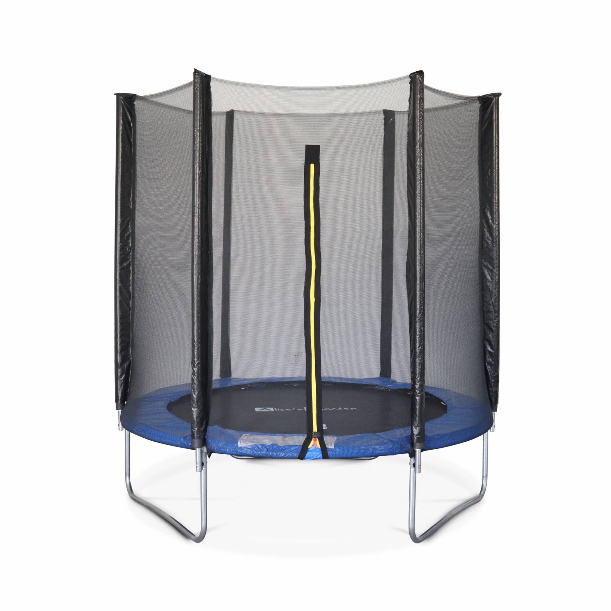 Trampoline rond avec filet de sécurité et échelle, 12 pieds. Size: 12', Fr