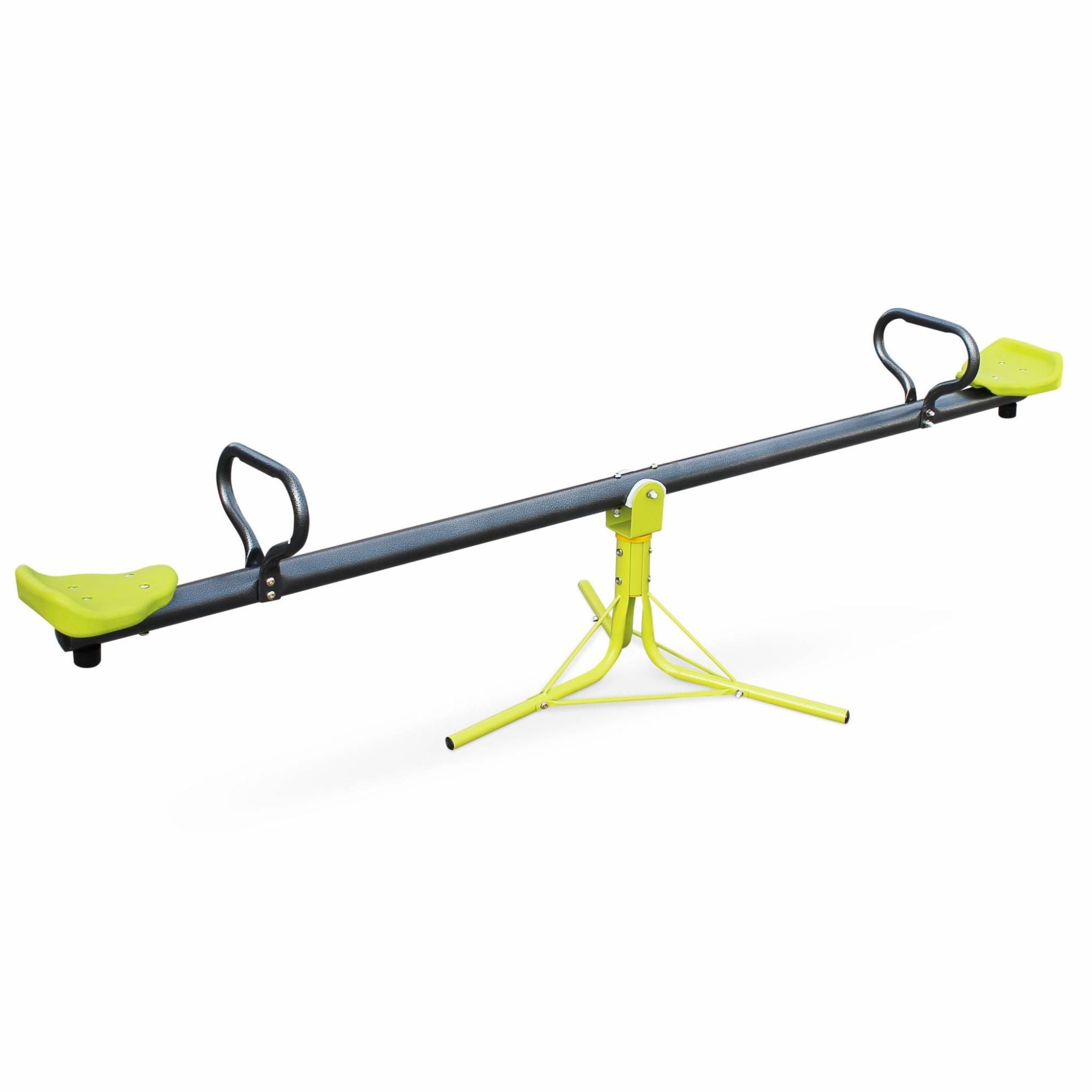 Sube y baja Boune verde y gris Columpio fijo juego de jard n