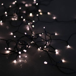 Guirlande LED de Noël XL blanc chaud 8 fonctions - 11 mètres