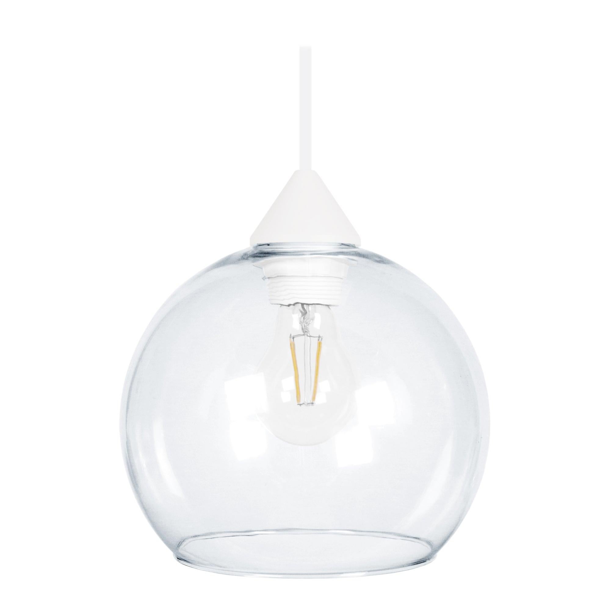 GLOBO - Lámpara colgante redondo vidrio transparente y | Leroy Merlin