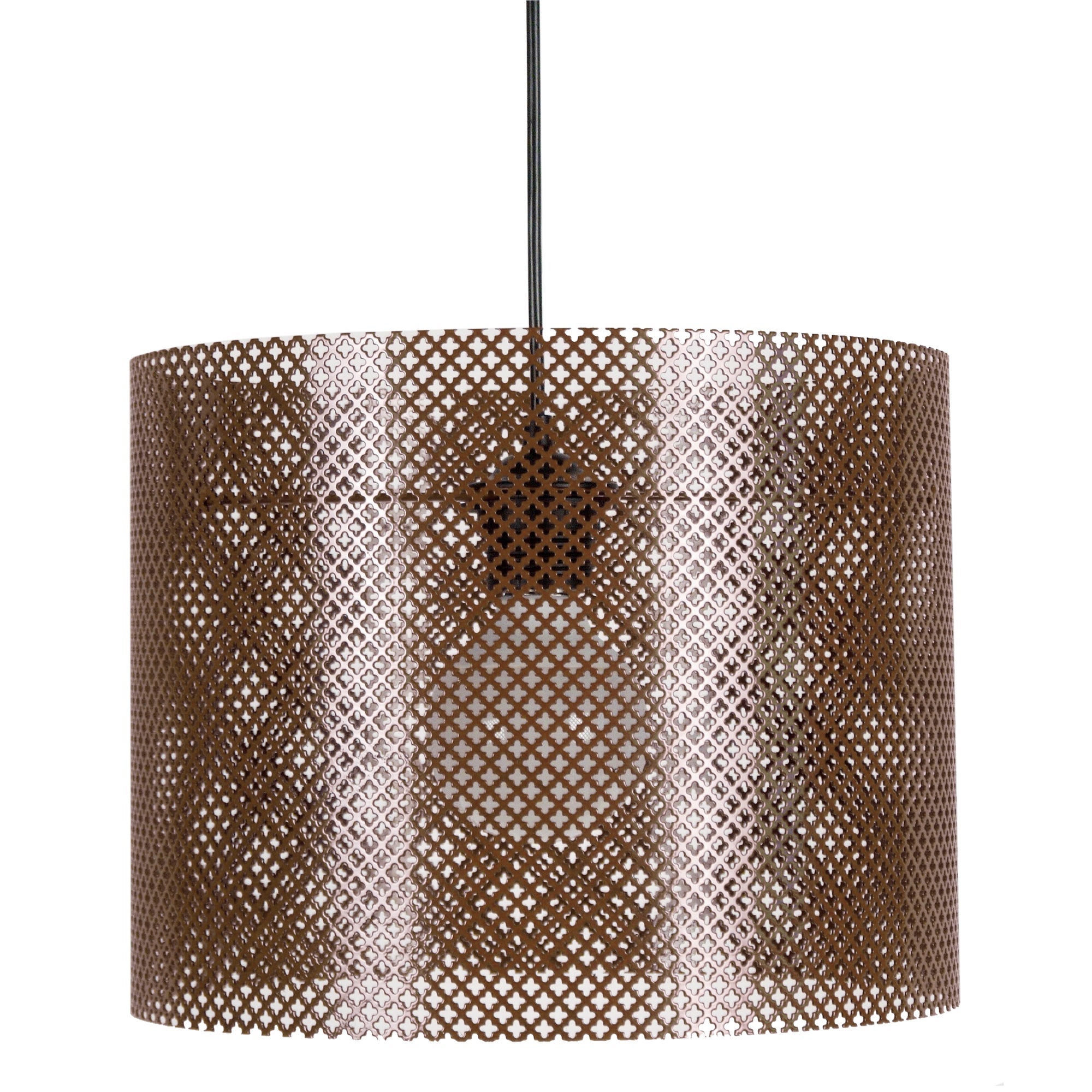 CYLINDRE LACY - Suspension cylindrique métal marron | Leroy Merlin