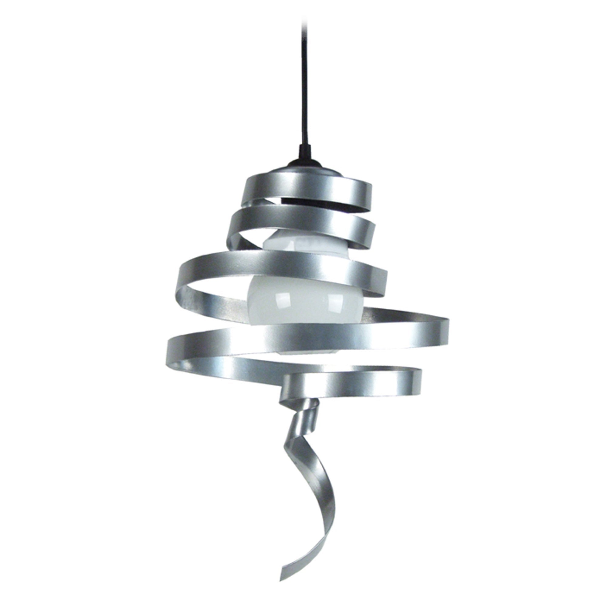 Tortillon - lámpara colgante redondo metal aluminio