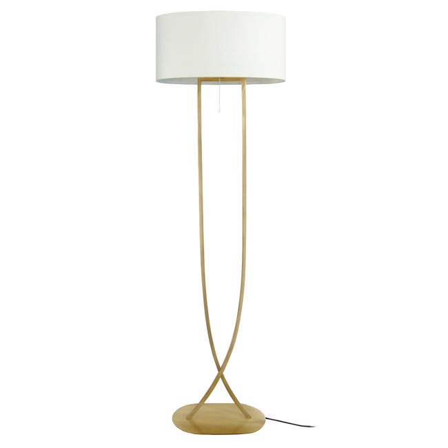 ELÉGANCE - Lámpara de rectangular dorado y Leroy Merlin