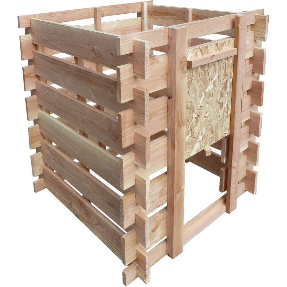 Compostiera Compostiera in legno di abete douglas naturale da 379 litri | Leroy Merlin