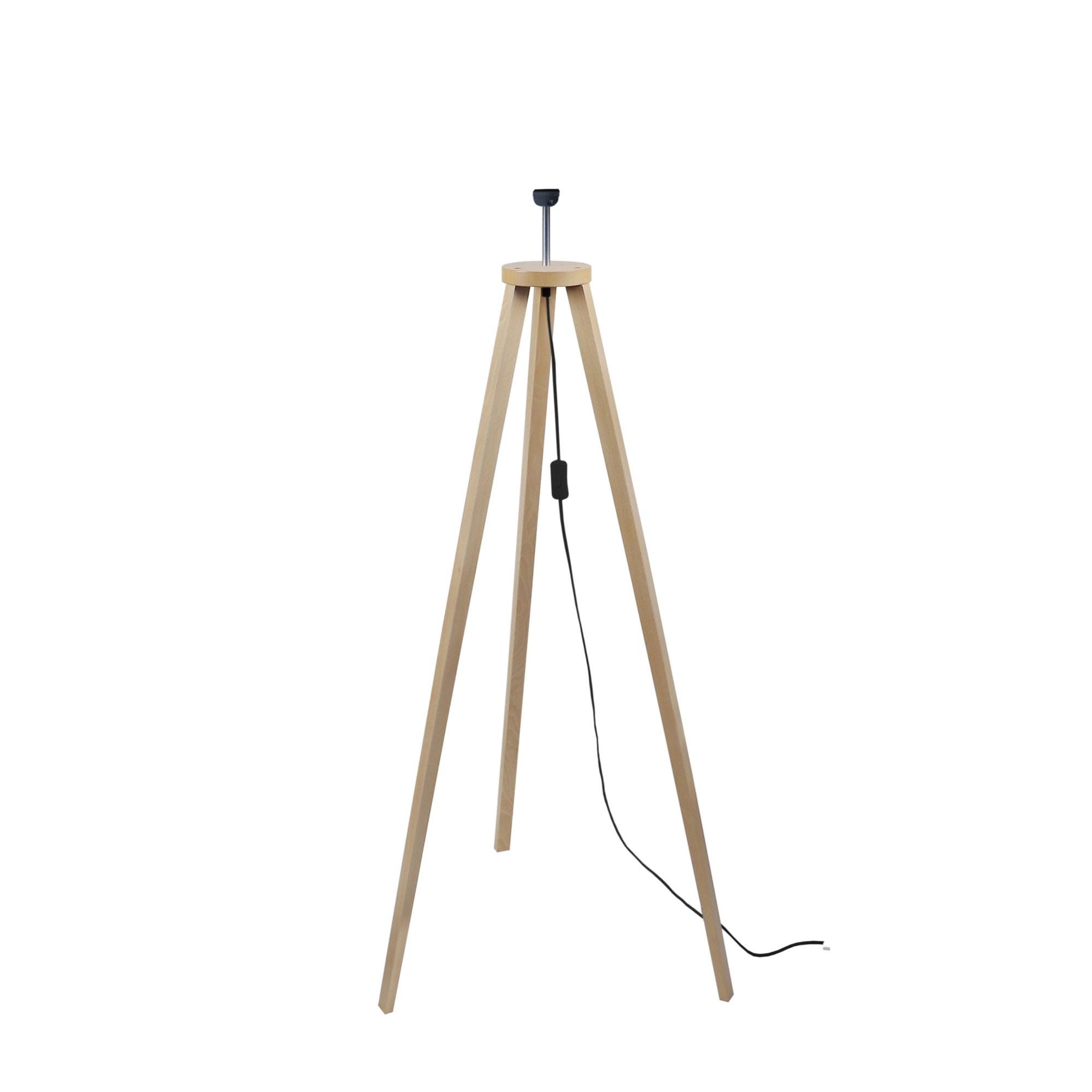 Wood Select Pied De Meuble 20 Cm Naturel - Support Bois Massif