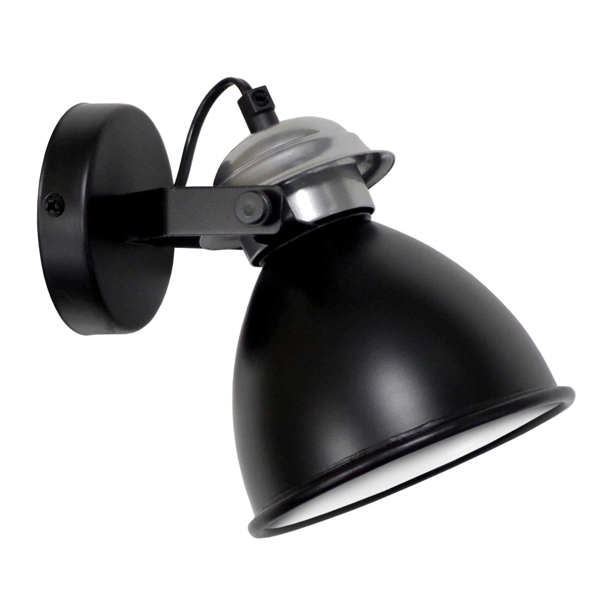 BROADWAY Applique tondo metallonero e alluminio Leroy Merlin