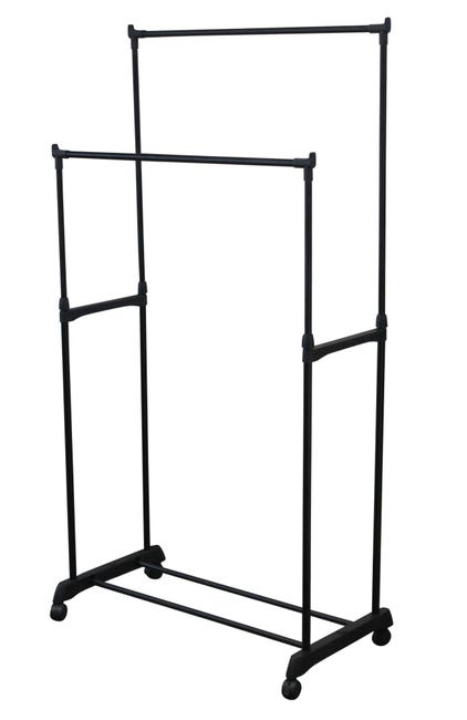 Stand Appendiabiti AQRA In Metallo - Ripiano Regolabile, 4 Metodi Assemblaggio, Grande Capacità - Foto 11