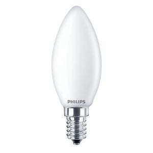 Lampadina filamento LED dimmerabile E14 punta candela opale 3W 250 lm 2350K