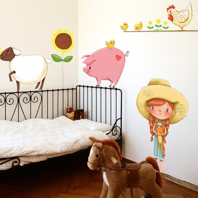 Stickers Petite Fille A La Ferme Leroy Merlin Stickers Petite Fille A La Ferme Leroy Merlin