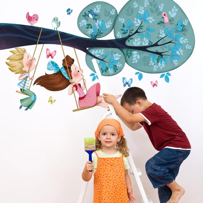 Stickers Balancoire Fille Et Garcon Leroy Merlin Stickers Balancoire Fille Et Garcon Leroy Merlin