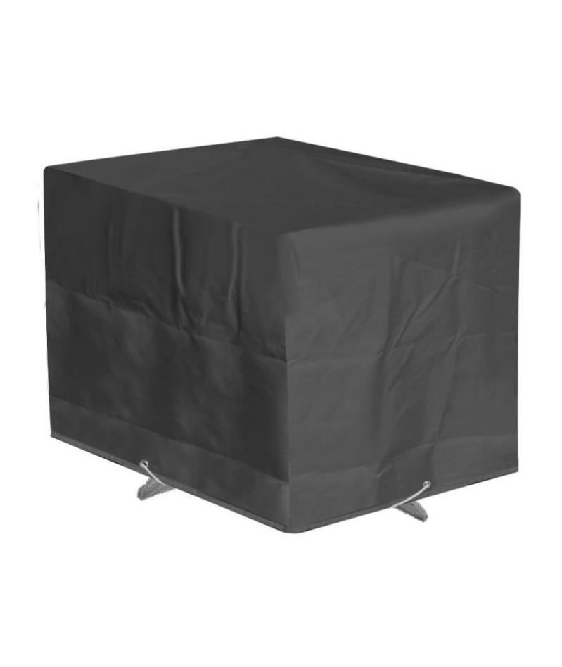 Housse De Protection Table Jardin 180x110x70 Cm GREEN CLUB - Polyester Imperméable Anthracite