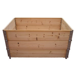 Carré potager sur pied, 4 cases, hauteur ajustable, bois, potager extérieur,  Solid, achat, pas cher