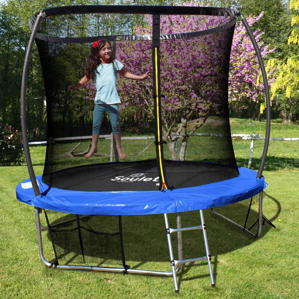 Trampolines De Jardin 2,4m8ft Trampoline Extérieur Pour Enfants