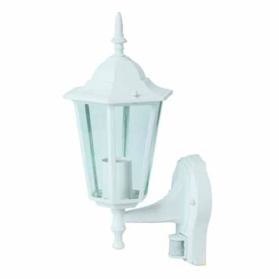 SKU 10423 - Lampione LED da Giardino con Portalampada a Lanterna E27 Colore Nero Opaco h: 97.5cm