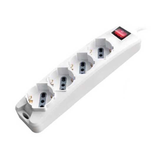 V-TAC Rallonge électrique Multiprise 4 x Schuko 10/16A 3500W câble