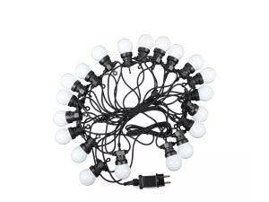 Catena LED di 20 lampadine multicolor, da esterno, lunghezza 5.8m