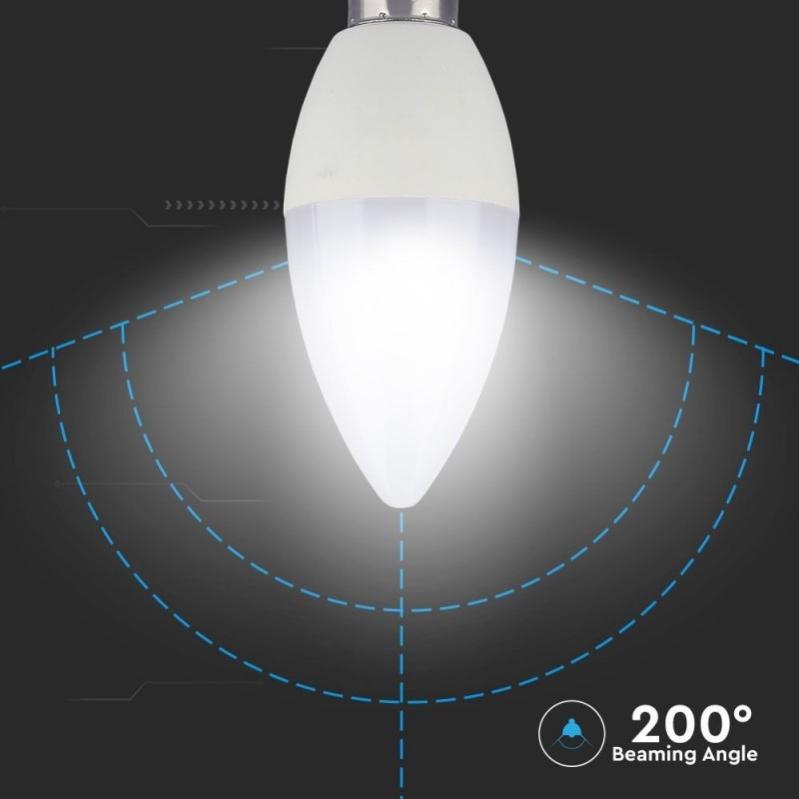 Ampoule LED Bougie E14 3,5W avec RVB + 4000K Leroy Merlin