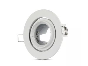 Ghiera Porta Faretto LED Tonda + Lampadina LED GU10+ Cablaggio