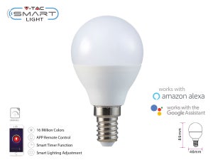 Lampadine LED Alexa Inteligente Wifi, Dimmerabile Lampadina Smart 10W, RGB  & 270