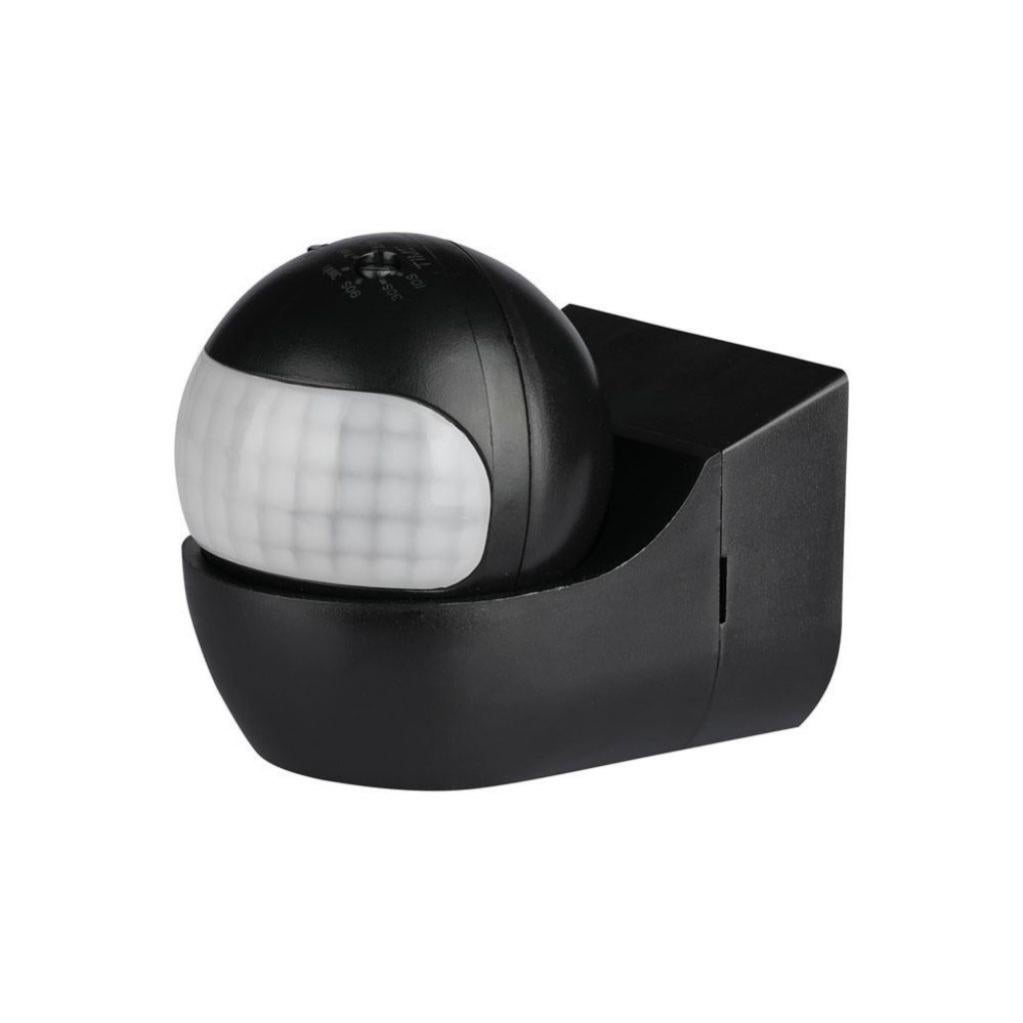SENSORE DI MOVIMENTO INFRAROSSI BASE PORTA ANGOLO 40W RILEVATORE