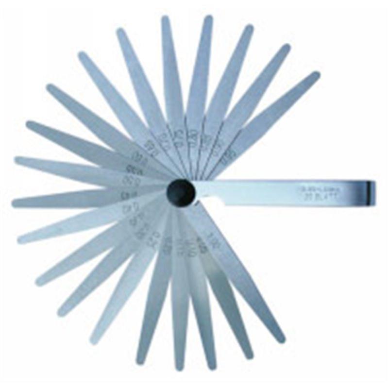 Jauge D'épaisseur 300mm, Acier Inoxydable 17 Lames Outil De Mesure D