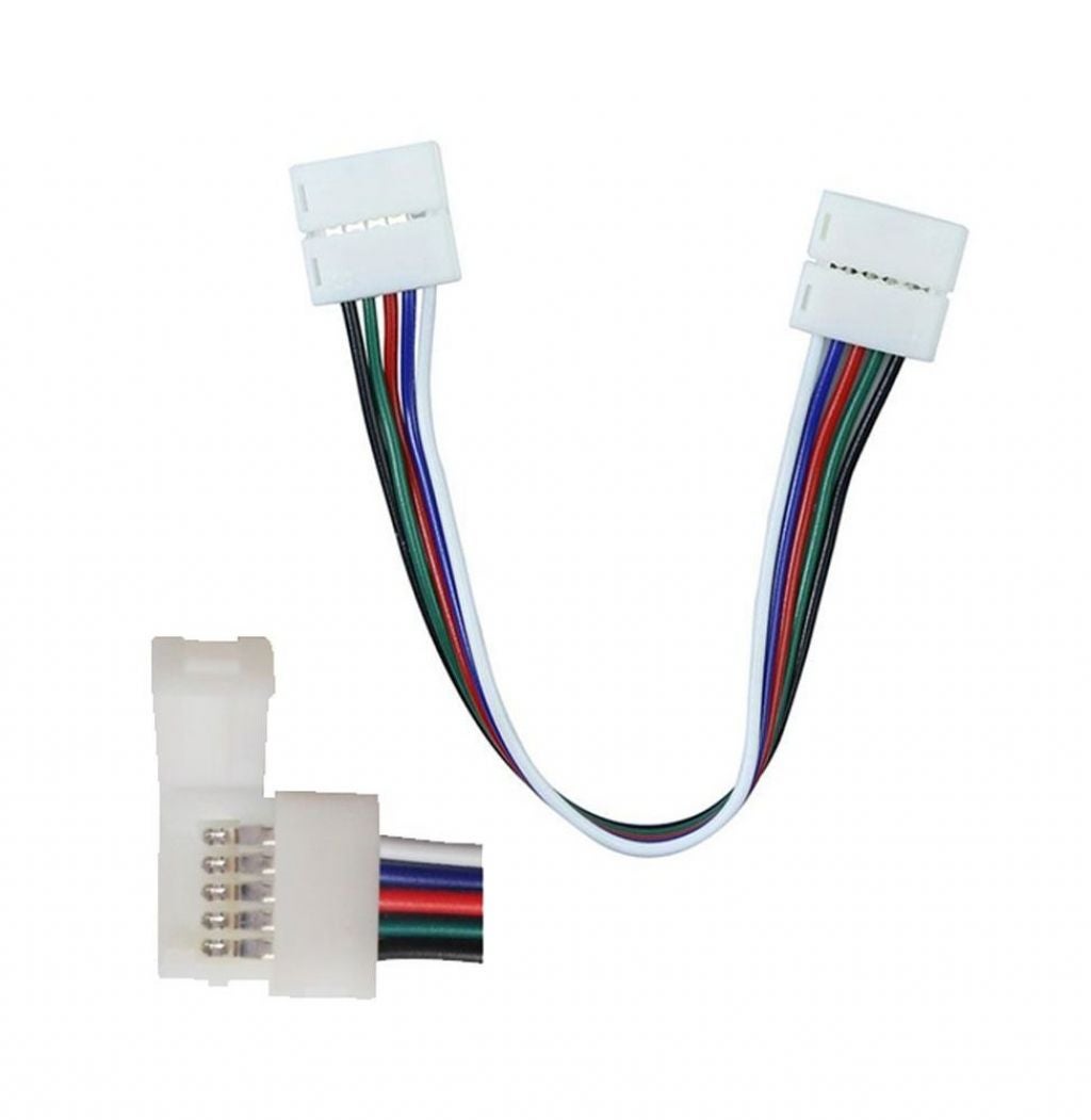 Connecteur Flexible Pour Ruban Led Smd Multicolore Rvb W Avec