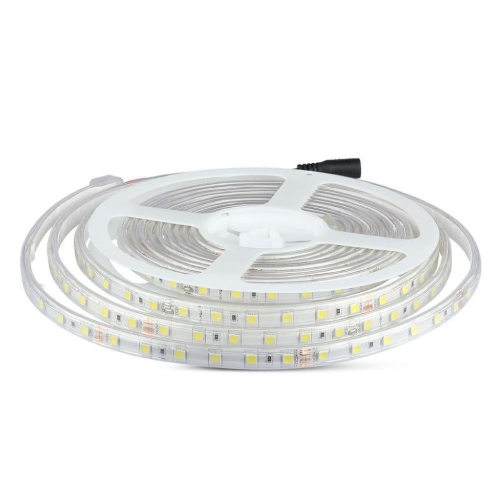 V-tac VT-5050 Striscia LED WiFi RGB+W 5M – Timer Integrato, Controllo Da Smartphone, Luci Colorate E Bianche