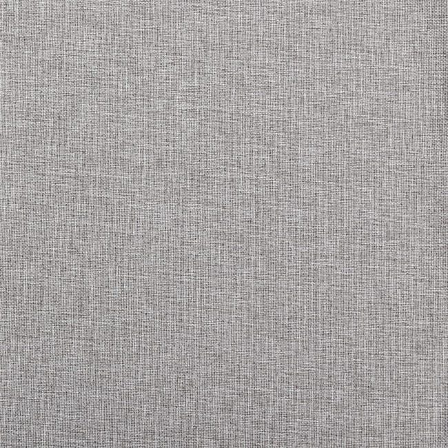 Cortinas opacas con ganchos look de lino 2 pzas gris 140x225 cm