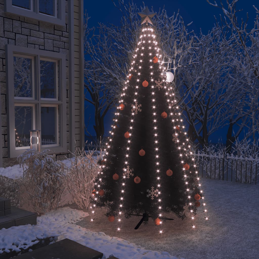 Guirlande lumineuse filet d'arbre de Noël 300 LED 300 cm vidaXL