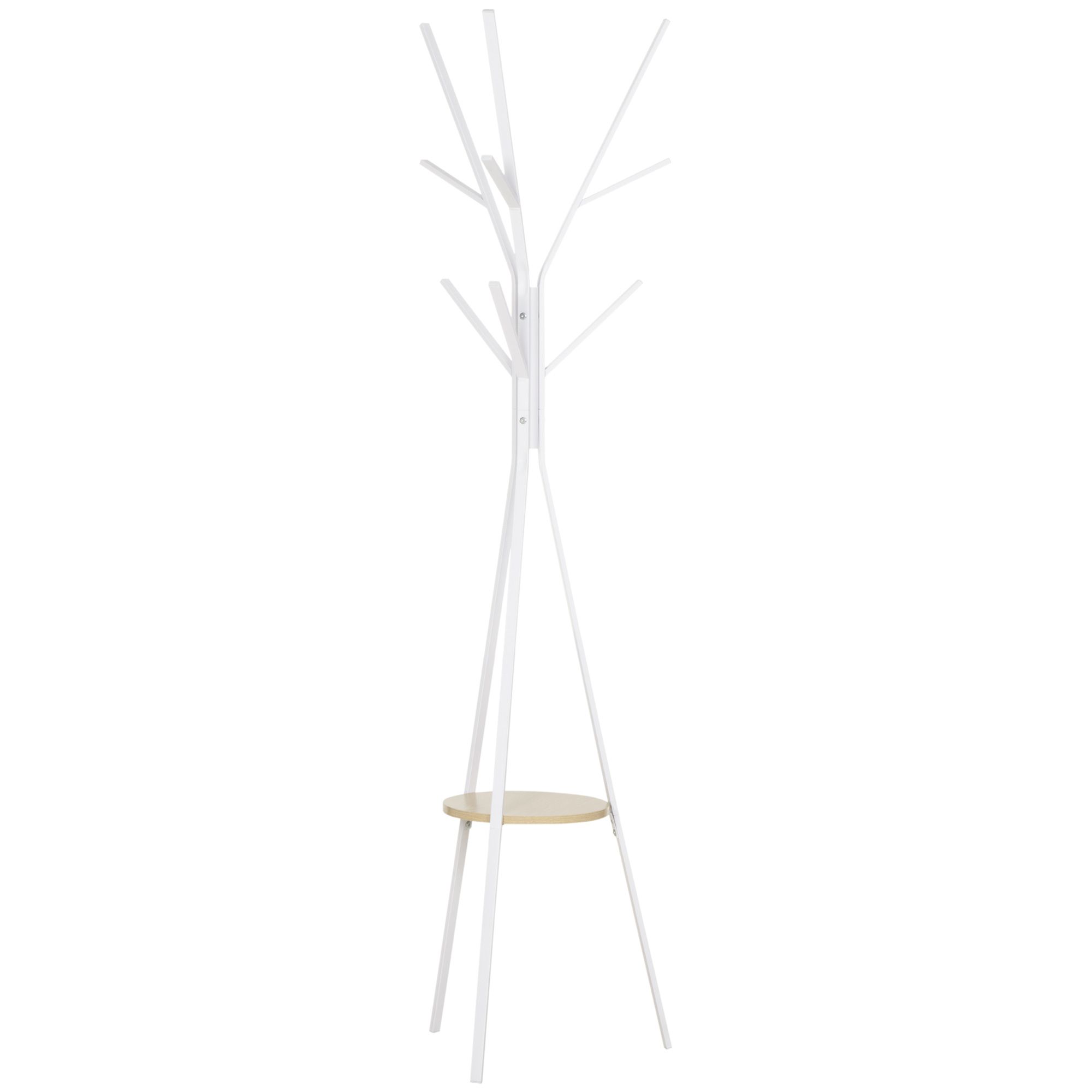 Porte manteau design branches gris clair