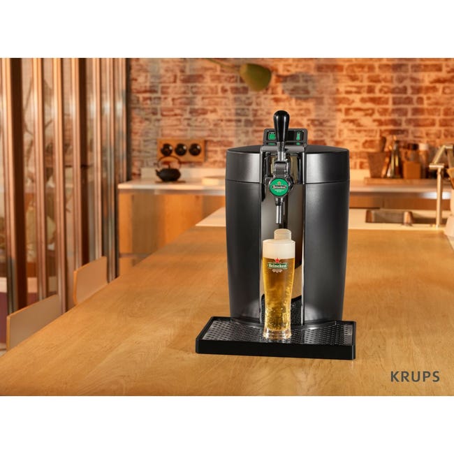 Machine à bière compact beertender vb450e10 noir Krups