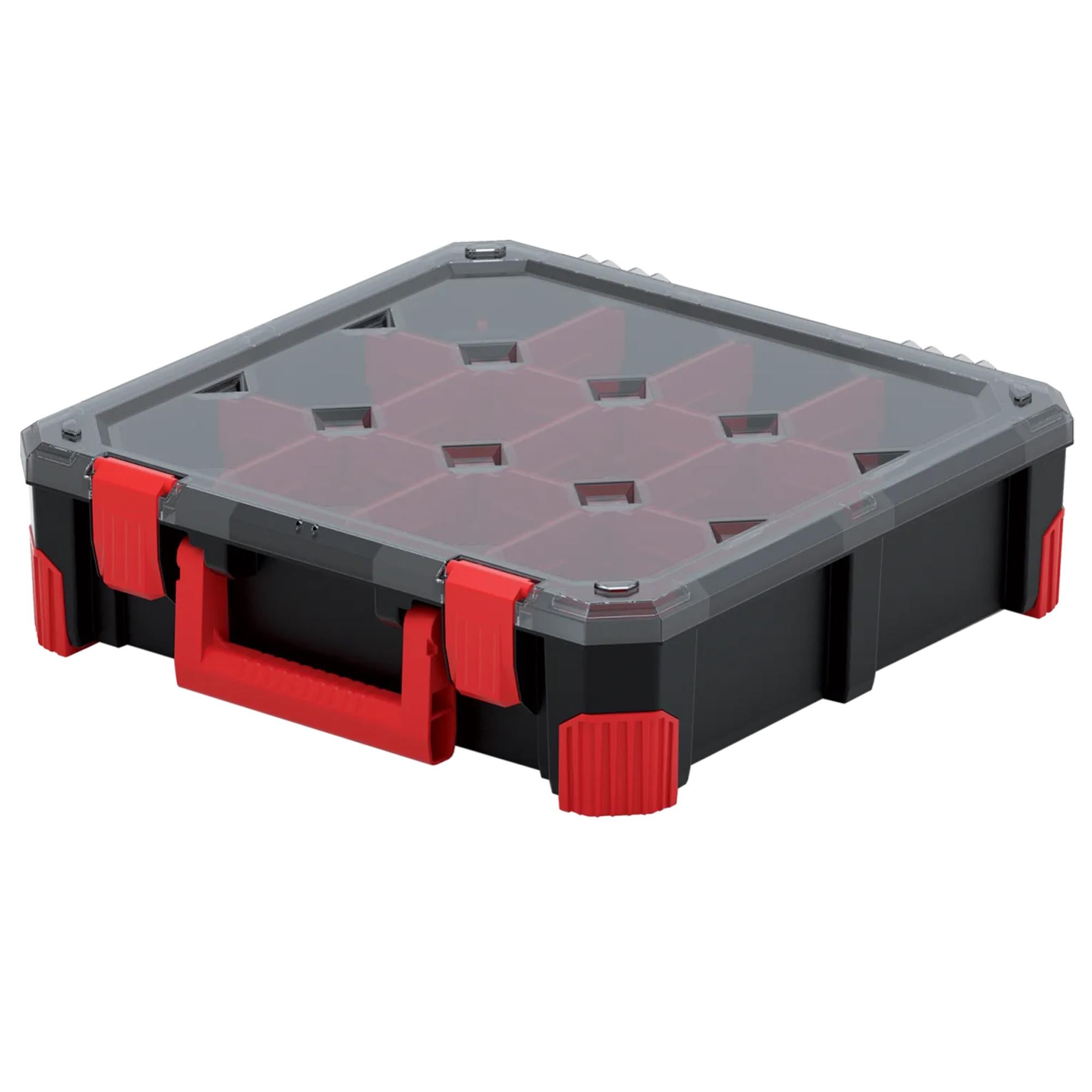 Kistenberg Cassetta Degli Attrezzi, Cassetta Degli Attrezzi, Cassetta Degli Attrezzi (cerniere In Metallo, Con Separatori E Ciotole, Capacit&agrave; Di Carico 50 Kg, X-Block PRO, Dimensioni: 546 X 380 X 407