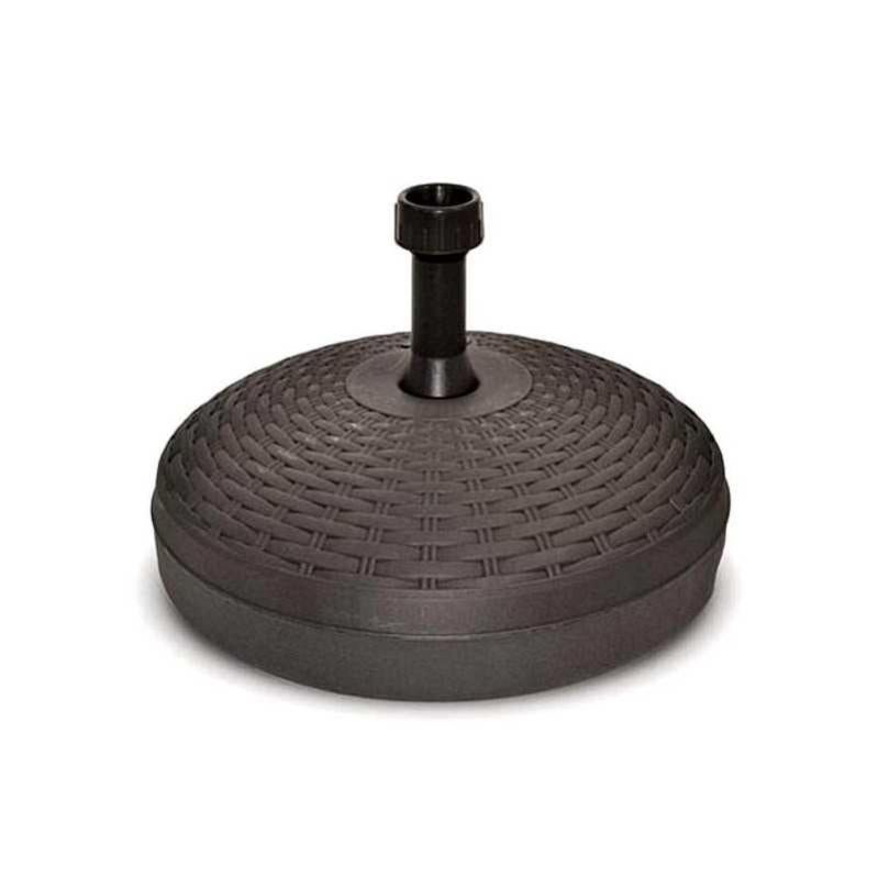 Set Di 2 Anelli E Tappi Per Ombrellone In Plastica, Per Aste 42-51mm, Bianco, Per Tavoli Da Giardino E Fori Ombrello
