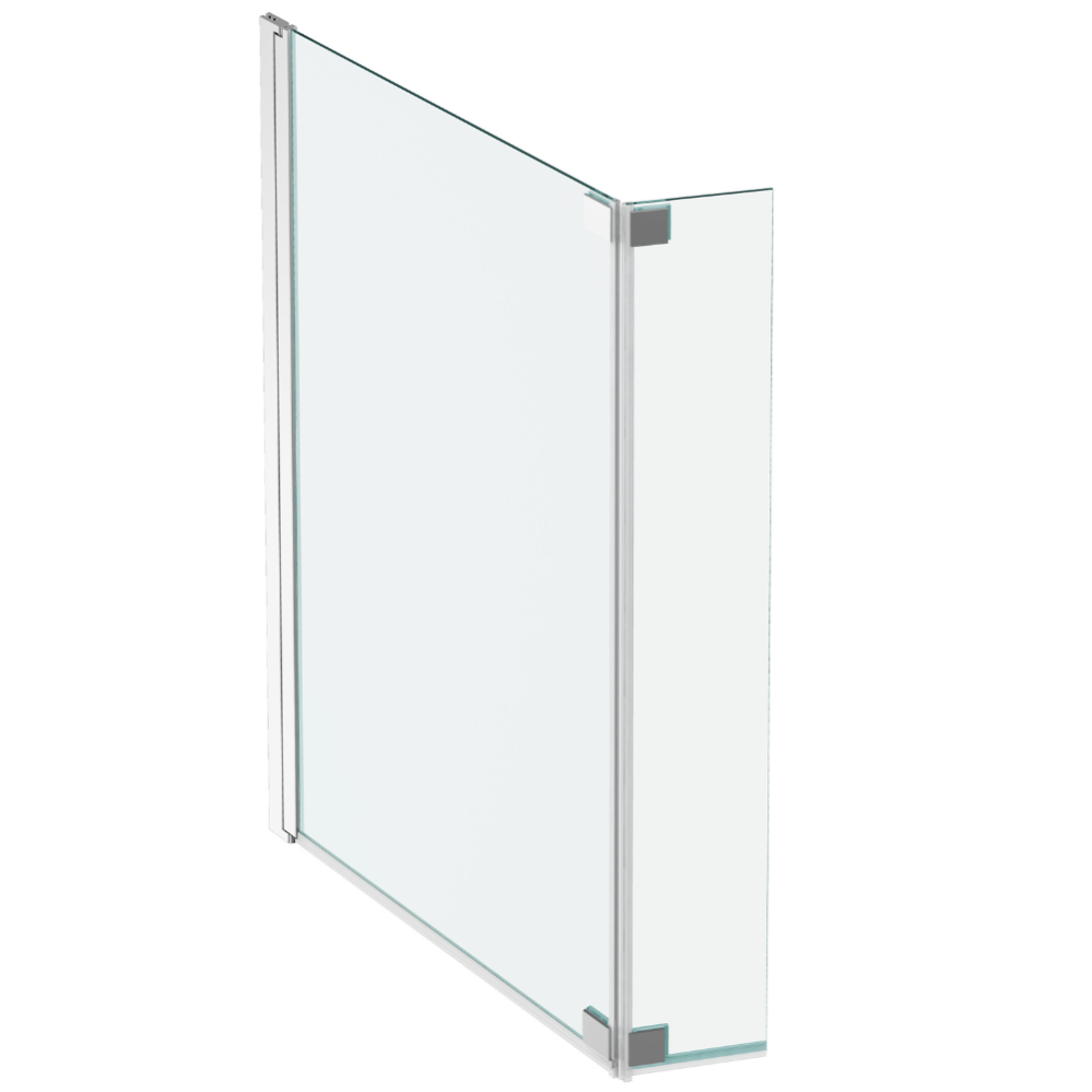 Pare bain JACOB DELAFON Neo, 2 volets chromé Leroy Merlin