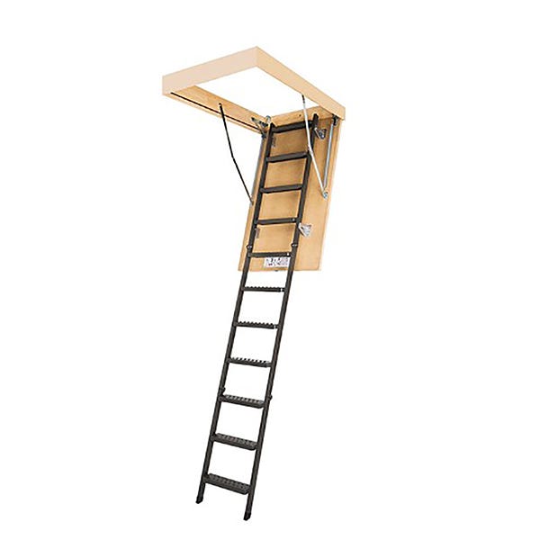 Escalier Escamotable métal - Hauteur sous plafond 2.80m - Trémie 70x120cm -  LMS70120-2